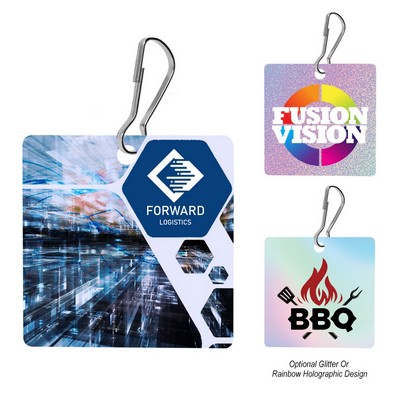 Acrylic Zipper Pull - Square