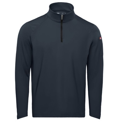 Red Kap® Men's Performance Quarter Zip Cadet Collar Pullover